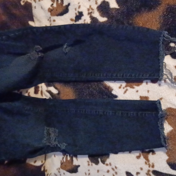 OLD NAVY, CHARCOLE COLOR, HIGH RISE, STRAIGHT LEG SIZE 0 JEANS. - Picture 4 of 7